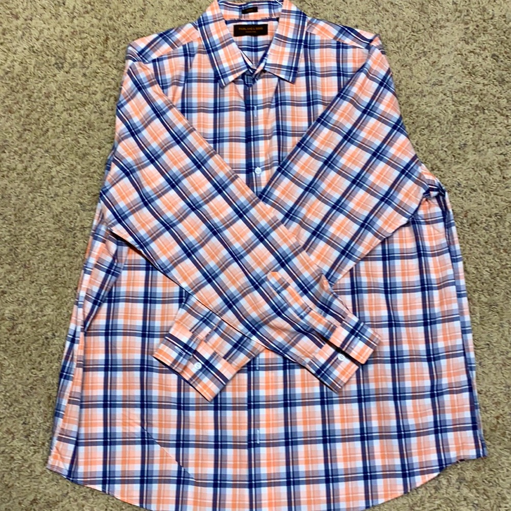Men's Long Sleeve Button Down - XXL